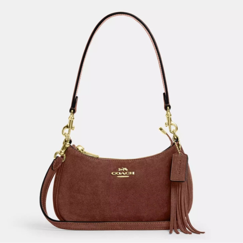 NWT Coach! Teri Mini Crossbody Bag / Im/Vintage Brown